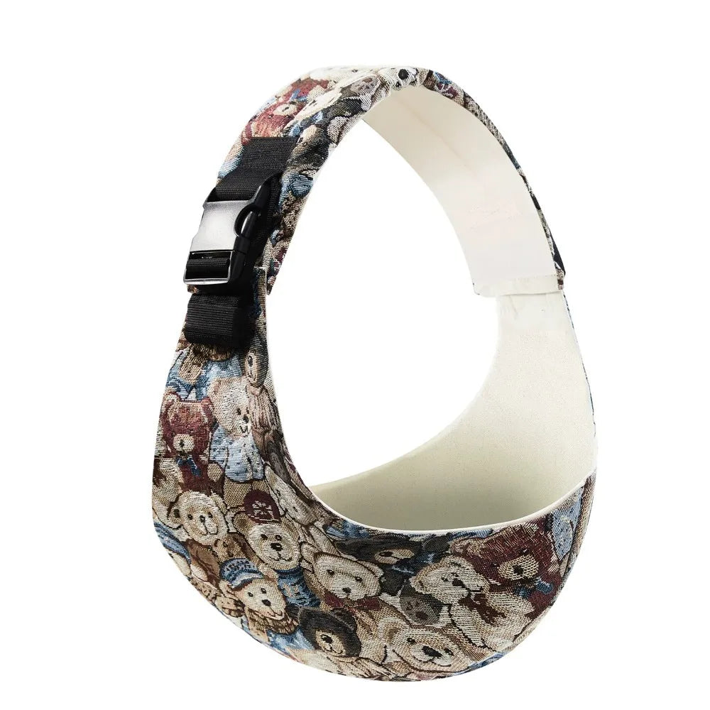 Adjustable Baby Carrier Crossbody Wrap - Portable Toddler Hip Seat Sling Bag for Travel & Newborns