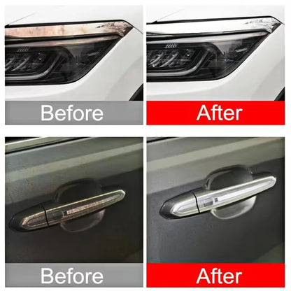 Chrome Oxidation Remover - All-Vehicle Metal Polish & Shine Restorer with Cleaning Sponge