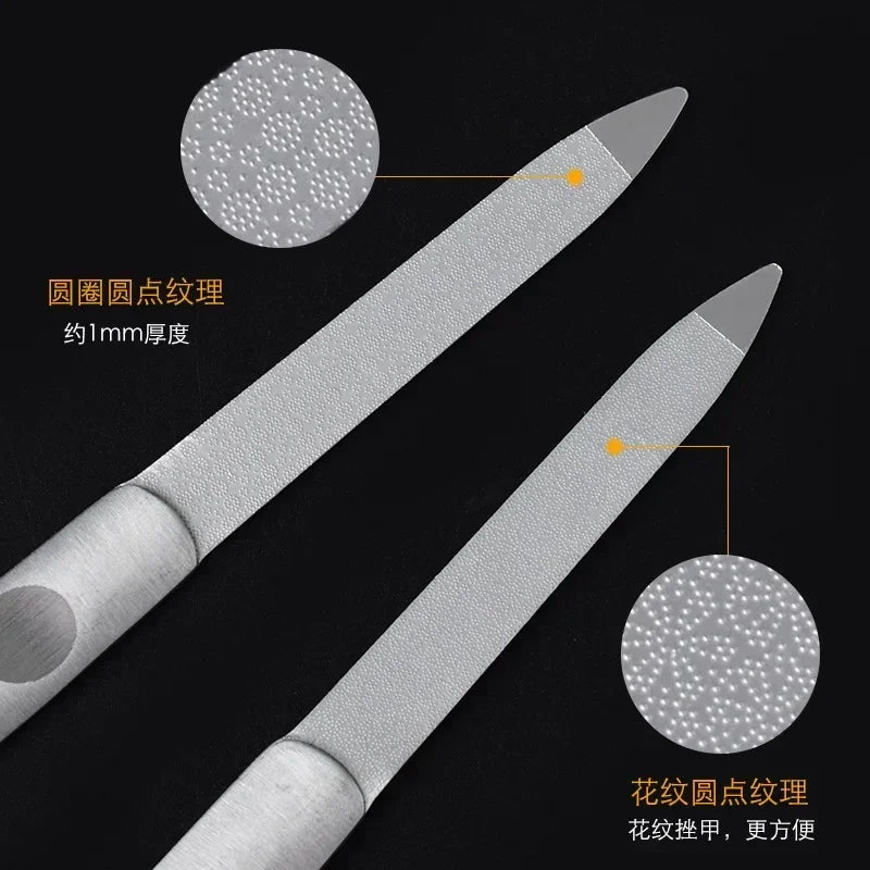 Nano Glass Nail File - Transparent Crystal Nail Polishing and Shining Tool for Smooth Nail Care
