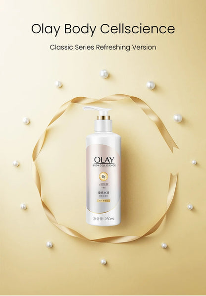 OLAY Body Lotion B3+ Niacinamide – Nourishing, Hydrating, Firming & Brightening Body Cream, Olay Body Cellscience