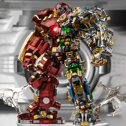 2700+ PCS Iron Heroes Building Block Set, Action Figure Mech Buster DIY Brick Construction Toys for Kids & Adult Collectors Gift Set