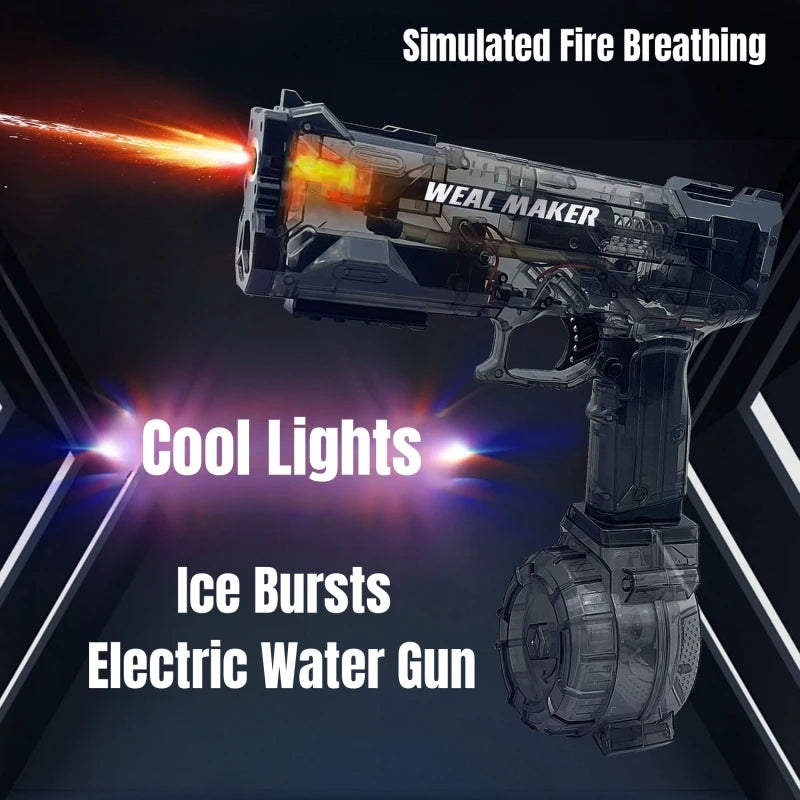 Children's High Pressure Electric Water Gun Toy, Automatic Water Blaster for Outdoor Beach, Pool, and Garden Games - Summer Fun Gift