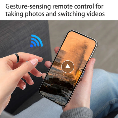 SIMSONLAB 2025 Smart Ring – Bluetooth Call, Heart Rate & Blood Pressure Monitor, 5ATM Waterproof Health & Sleep Tracking Fitness Ring for Men & Women (Xiaomi Compatible Gift)