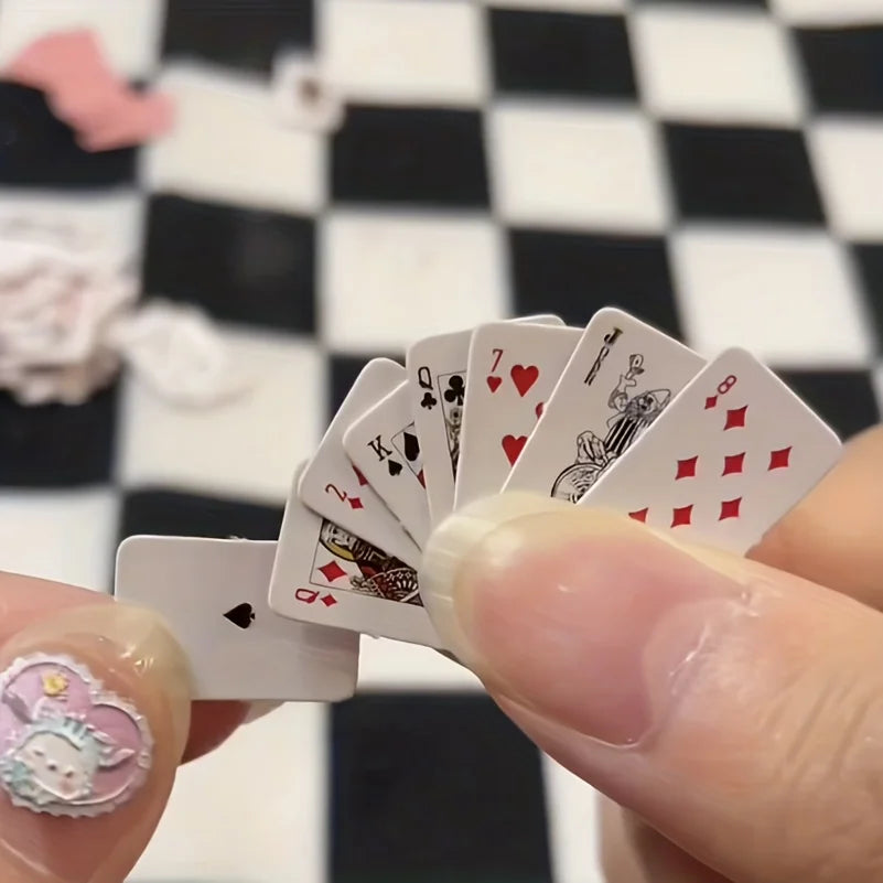 5 Sets Mini Portable Poker Cards – Fun Party Game for Teens & Adults, Ideal Birthday or Festive Gift