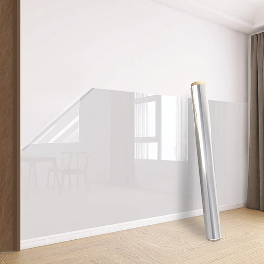 Electrostatic Wall Protective Film - Transparent Waterproof Dirt-Resistant Non-Adhesive Wall Sticker Cover