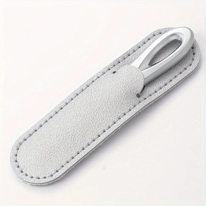 Stainless Steel Diamond Grit Nail File – Durable Hypoallergenic Nail Care Tool for Fingernails & Toenails, Ideal for Hard & Thick Nails