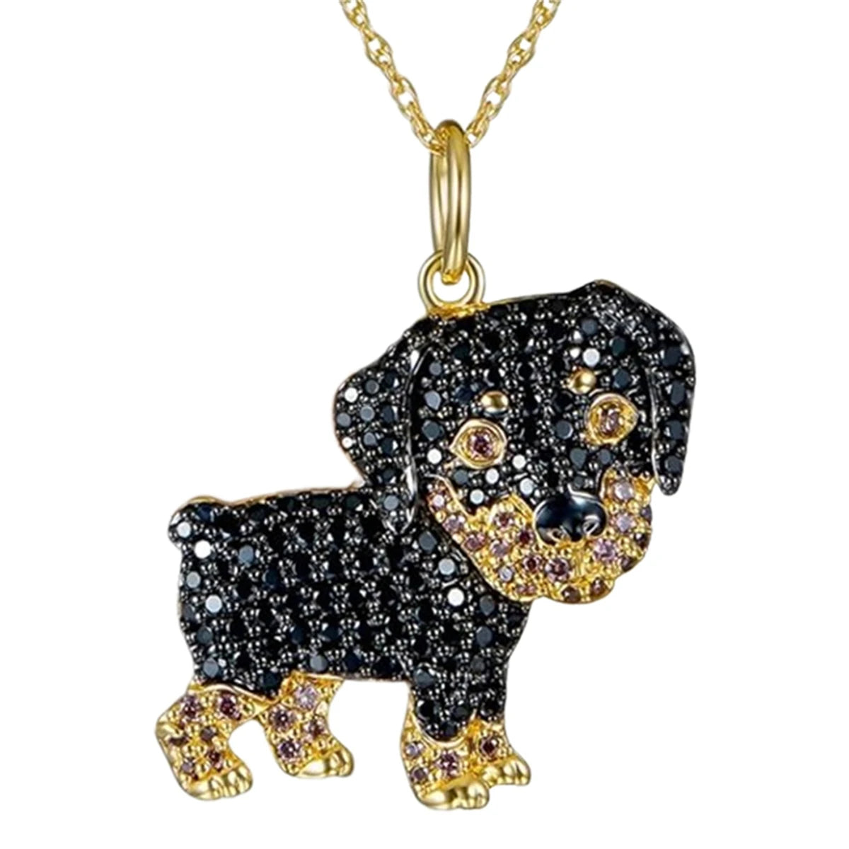 Schnauzer Dog Pendant Necklace – Cute & Elegant Puppy Jewelry for Women, Perfect Gift for Dog Lovers