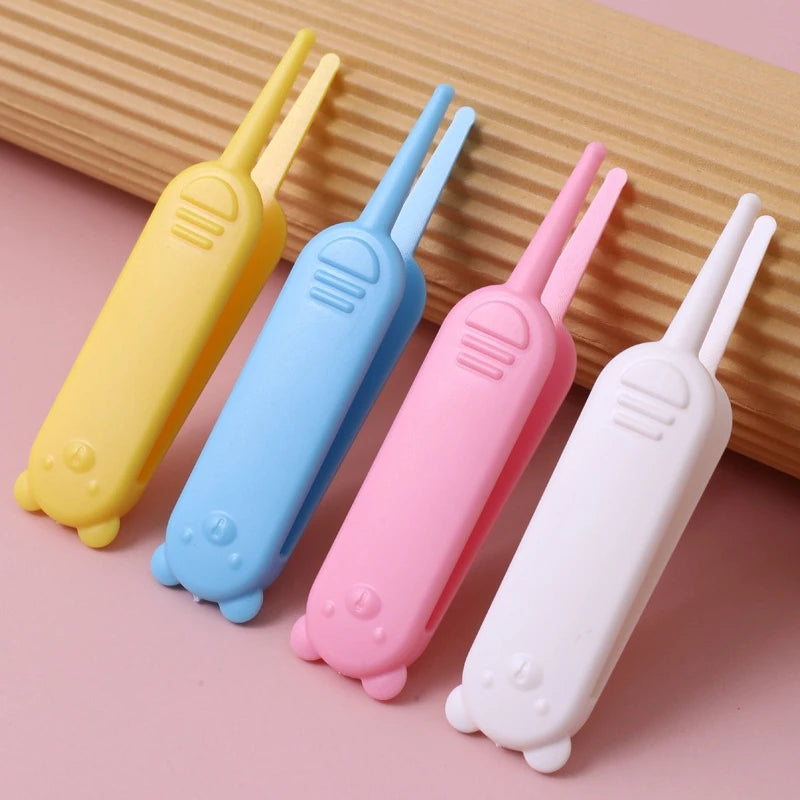 Baby Nose and Ear Cleaning Tweezers - Gentle Nasal Booger Remover and Newborn Care Tool