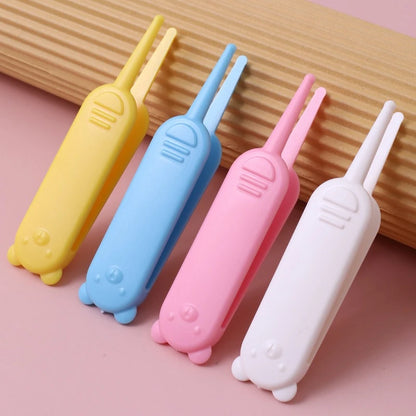 Baby Nose and Ear Cleaning Tweezers - Gentle Nasal Booger Remover and Newborn Care Tool