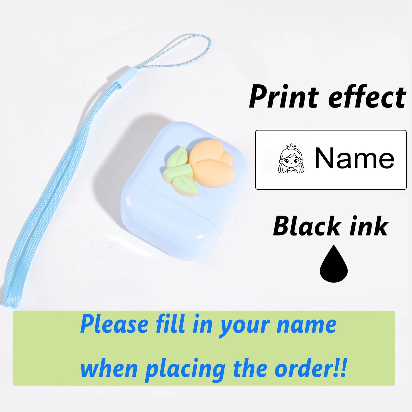 Custom Kids Name Stamp - Personalized Waterproof Clothing Label & Signature Seal