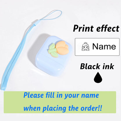 Custom Kids Name Stamp - Personalized Waterproof Clothing Label & Signature Seal