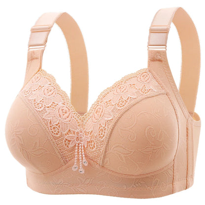 Women’s Lace Deep V Ultra-Thin Bralette – Sexy Sheer Lingerie Top Plus Size Comfortable Everyday Bra