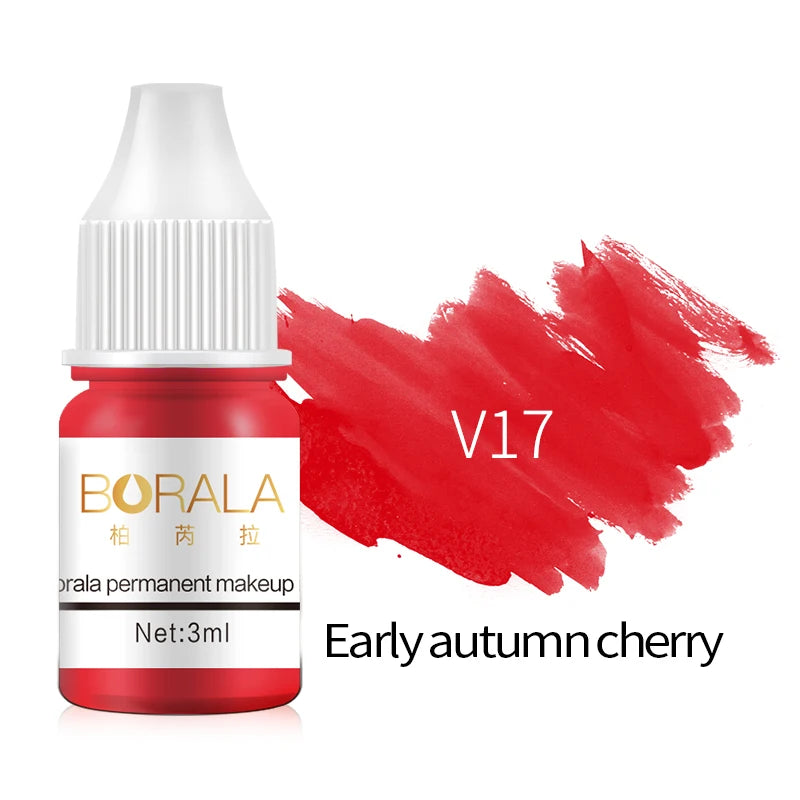 Borala 26 Colors 3ML Permanent Makeup Pigments – Sample Size for Lips, Eyebrows & Eyeliner, Beauty Art for Women