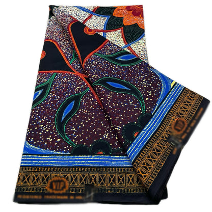 Ankara Wax Print Fabric - 100% Cotton Soft African Pagne Fabric for Dresses & Sewing