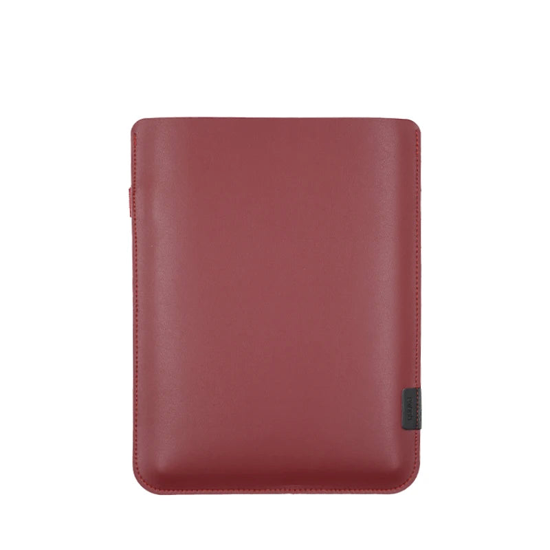 Ultra-Thin PU Leather Tablet Sleeve - Side Access Pen Slot Bag for iPad Mini, Air & Pro 8.3/10.9/11/12.9/13 Inch