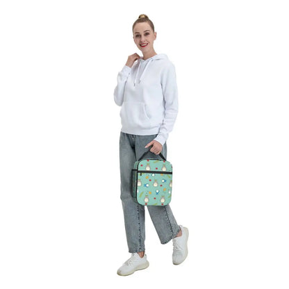 Totoro Miyazaki Anime Insulated Lunch Tote Bag – Portable Thermal Cooler for School & Office