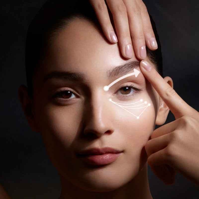 24K Gold Hyaluronic Acid Eye Cream - Firming & Moisturizing Eye Care for Dark Circles and Under-Eye Bags