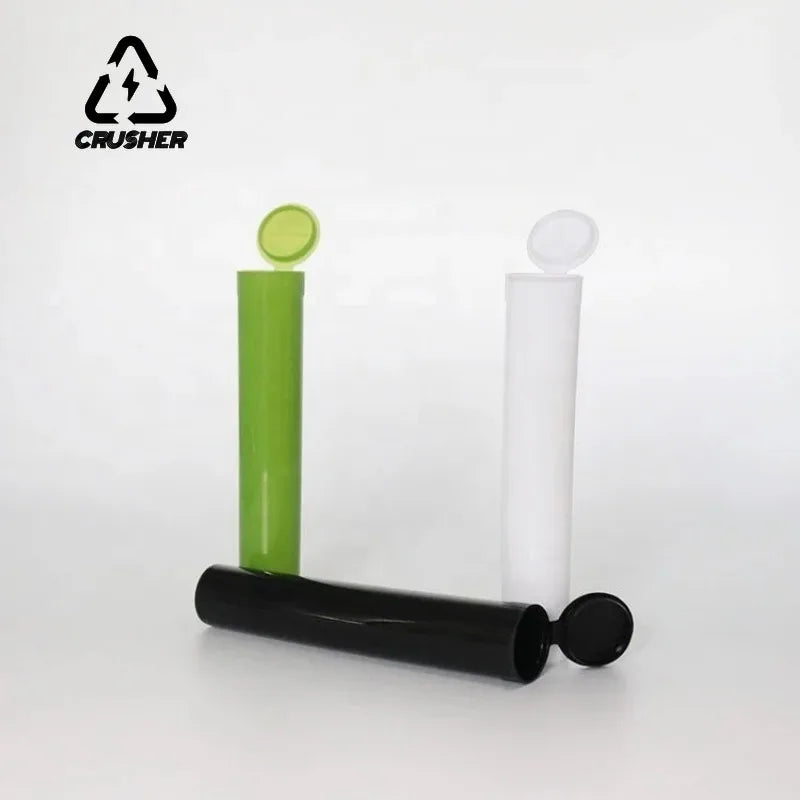 CRUSHER 10PCS King Size Cigarette Paper Tubes – Plastic Pill & Tablet Storage Container