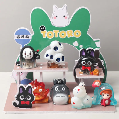 Multiple Styles Hayao Miyazaki Anime Blind Box Figurines – Fairy Tale Elves Scene, Student Gift & Wholesale Collectibles