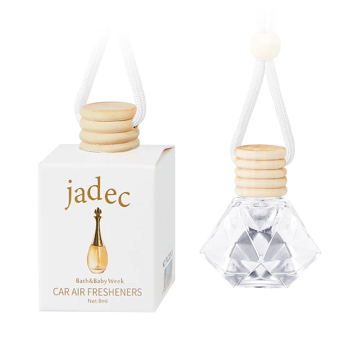 Car Perfume Bottle Air Freshener - Long-Lasting Fresh Scent & Stylish Interior Accessory