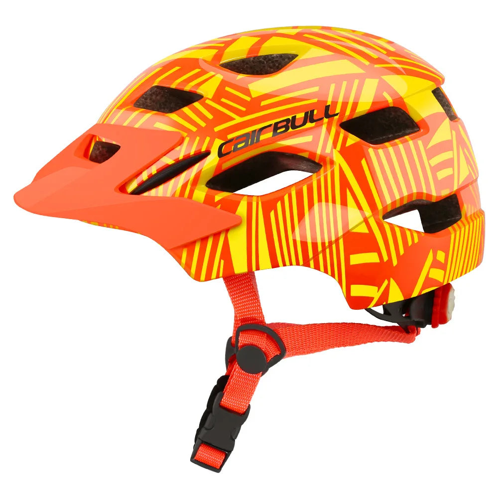 New LED Kids Balance Bike Helmet, Whirlwind Cycling Safety Helmet for Children, Road Bike Protective Gear