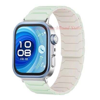 Magnetic Loop Strap for Huawei Watch – Silicone Sports Band for Fit3, Fit4 & Fit4 Pro Replacement Bracelet