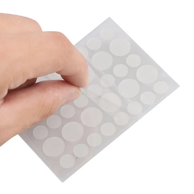 72/180-Piece Hydrocolloid Acne Patches - Waterproof Invisible Pimple Cover Stickers with Printed Designs