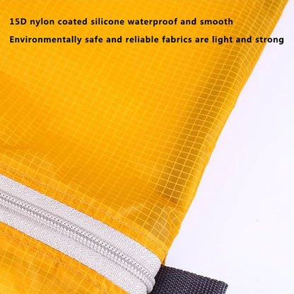 Waterproof Nylon-Silicon Hook Pouch — Portable Zipper Organizer for Camping, Hiking & Travel Storage