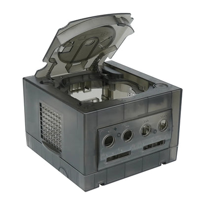 Bitfunx GameCube NGC Replacement Shell – Transparent Purple & Black Case for GC Console