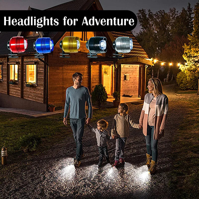 Waterproof Shoe Light Croc Charms - Outdoor Camping Shoe Decorations for Crocs - 1Pcs Shoe Accessories with Jibz Headlights for Adults and Kids