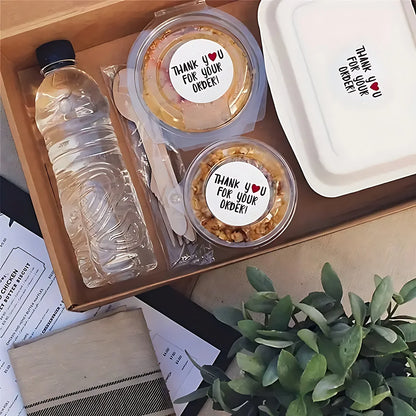 500pcs Thank You for Your Order Stickers - DIY Small Business Packaging, Online Store Shipping and Packing Labels