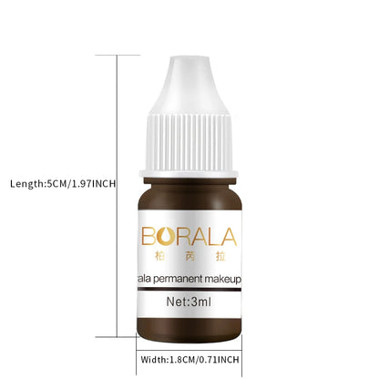 Borala 26 Colors 3ML Permanent Makeup Pigments – Tattoo Pigments for Lips, Eyebrows & Eyeliner, Sample Size for Beauty Art