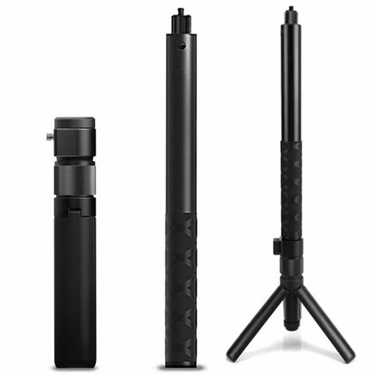 Vamson Invisible Selfie Stick for Insta360 X3 – Rotating Bullet Time Handheld Tripod for GoPro & Insta360 ONE