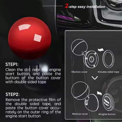New Car Push Start Button Cover – One-Touch Ignition Rocker for Automotive Engine Start/Stop Lever