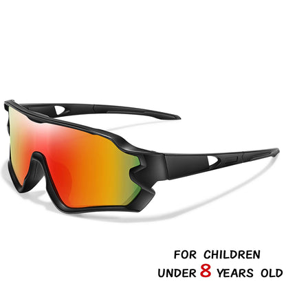 Kids UV400 Sports Sunglasses - Cycling, Camping, Fishing and Outdoor Eyewear for Boys and Girls Ages 3–8