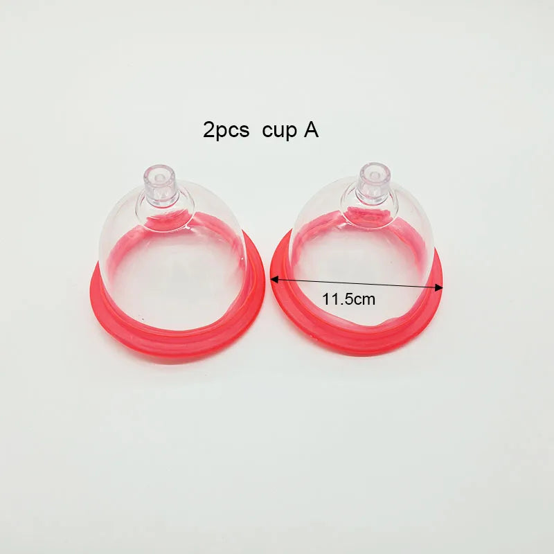 Electric Vacuum Suction Body Massage Device for Chest & Butt Lift, Breast Enhancement & Firming Cupping Therapy Pump System