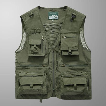 2024 Men’s Versatile Vest — Fashionable Spring, Summer & Autumn Trendy Jeep Style Casual Wear
