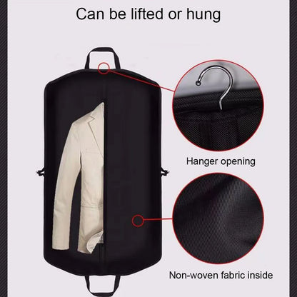 Garment Suit Bag - Travel & Storage Clothes Cover with Zipper Handle for Suits, Dresses & Coats