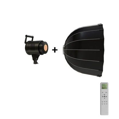 115/135W Bowens LED Photography Studio Light - 220V Daylight-Balanced Video Lamp, 3000–6000K, 3 Colors for Portraits & Studio Shooting