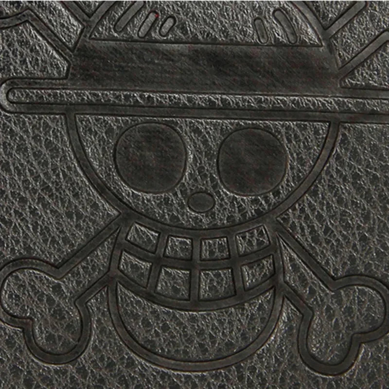 Anime One Piece Luffy Wallet – Men’s Short Multi-Card Straw Hat Pirates Wallet & Card Holder Purse, Gift Idea
