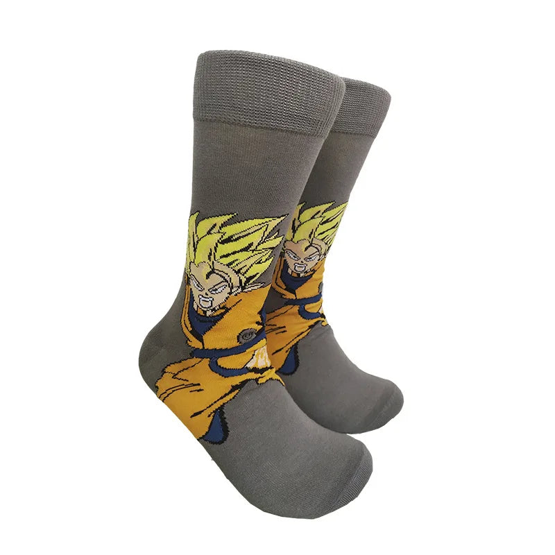 Dragon Ball Anime Socks — Men’s Fashion Cosplay Hip Hop Harajuku Style