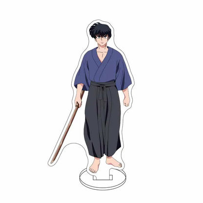 Ranma 1/2 Acrylic Stand Figure — 15cm Tendou, Akane, Hibiki & Ryoga Anime Model Plate, Cartoon Doll for Bedroom Display