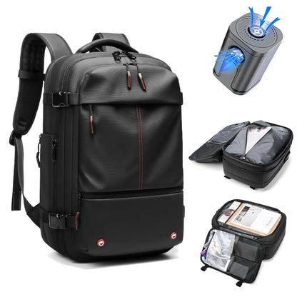 Men's Travel Backpack – Large Capacity 17-Inch Laptop Backpack, Business & Hiking Expandable School Bag
