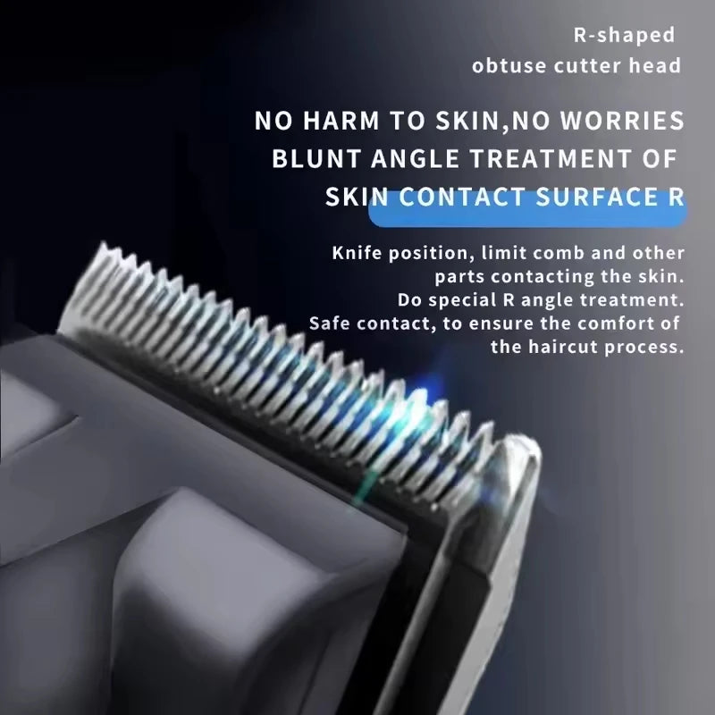 Kemei Professional Hair Clipper Kit – KM-2296, KM-2299, KM-1102 Electric Shaver & Cordless Trimmer for Men’s Hair Cutting