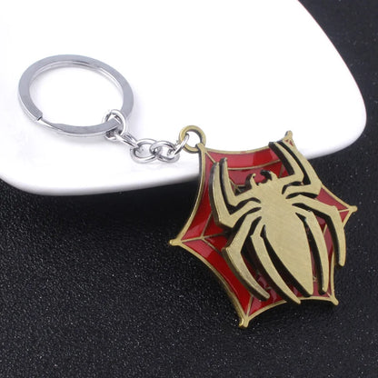 Rotatable Spider Blade Keychain - Creative Cosplay Backpack Charm for Men & Women