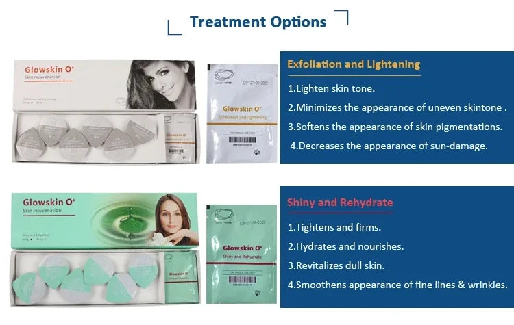 CO2 Bubble Facial Pods - Oxygenation, Exfoliating Scrub & Deep Facial Cleansing Capsules for Glowing Skin Machine