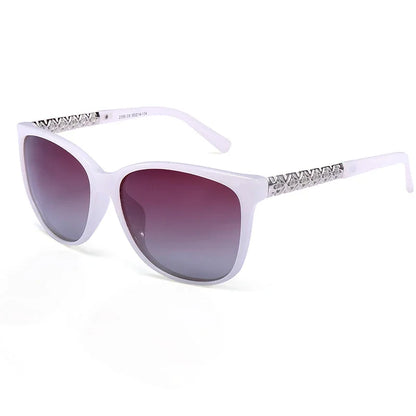 TR Memory Frame Polarized Sunglasses for Women – UV400 Protection Fashion Eyewear with Stylish Lightweight Design for Outdoor Wear