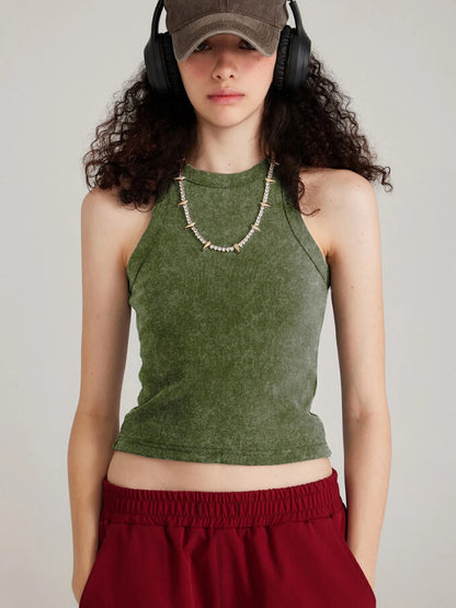 Summer Women’s Tight Camisole Tank Top – Breathable Sleeveless Beauty Back Vest, Comfy Slim Fit Summer Outfit Undershirt