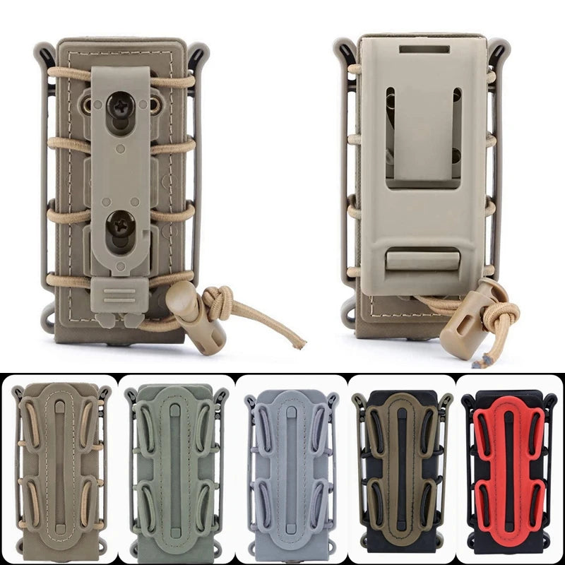 Tactical 9mm Single Magazine Pouch — MOLLE Quick‑Release Holder for Glock, Beretta & P226 Hunting Gear