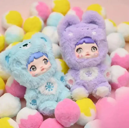 Nommi Cute Plush Blind Box Series — Random 21cm Collectible Plush Toy, 6 Pack Set